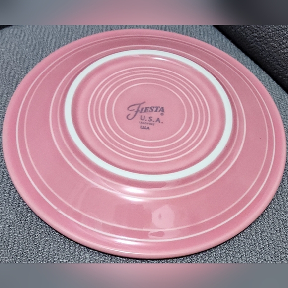 Fiestaware 10" Homer Laughlin Rose Dinner Plates HLC USA Fiesta - Picture 2 of 2